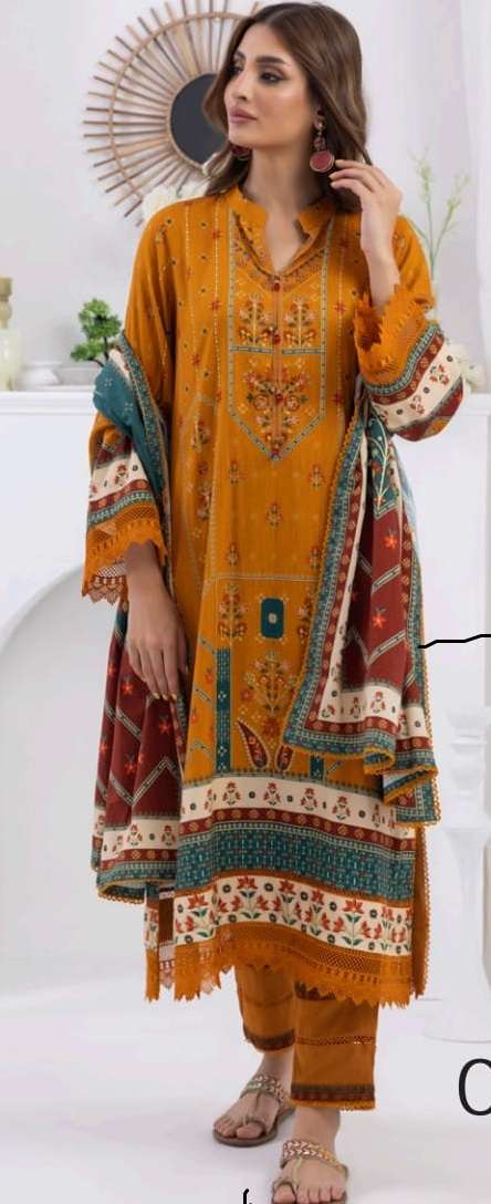 SALINA Printed Linen Self Jacquard Collection 2024 by Regalia Textiles